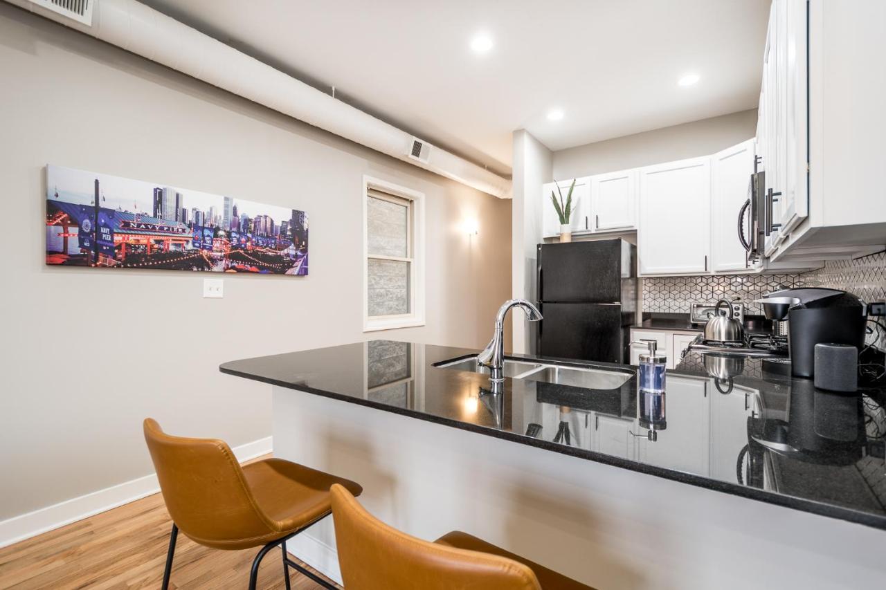 Vibrant And Modern 2-Bedroom Home Near Downtown Chicago Luaran gambar