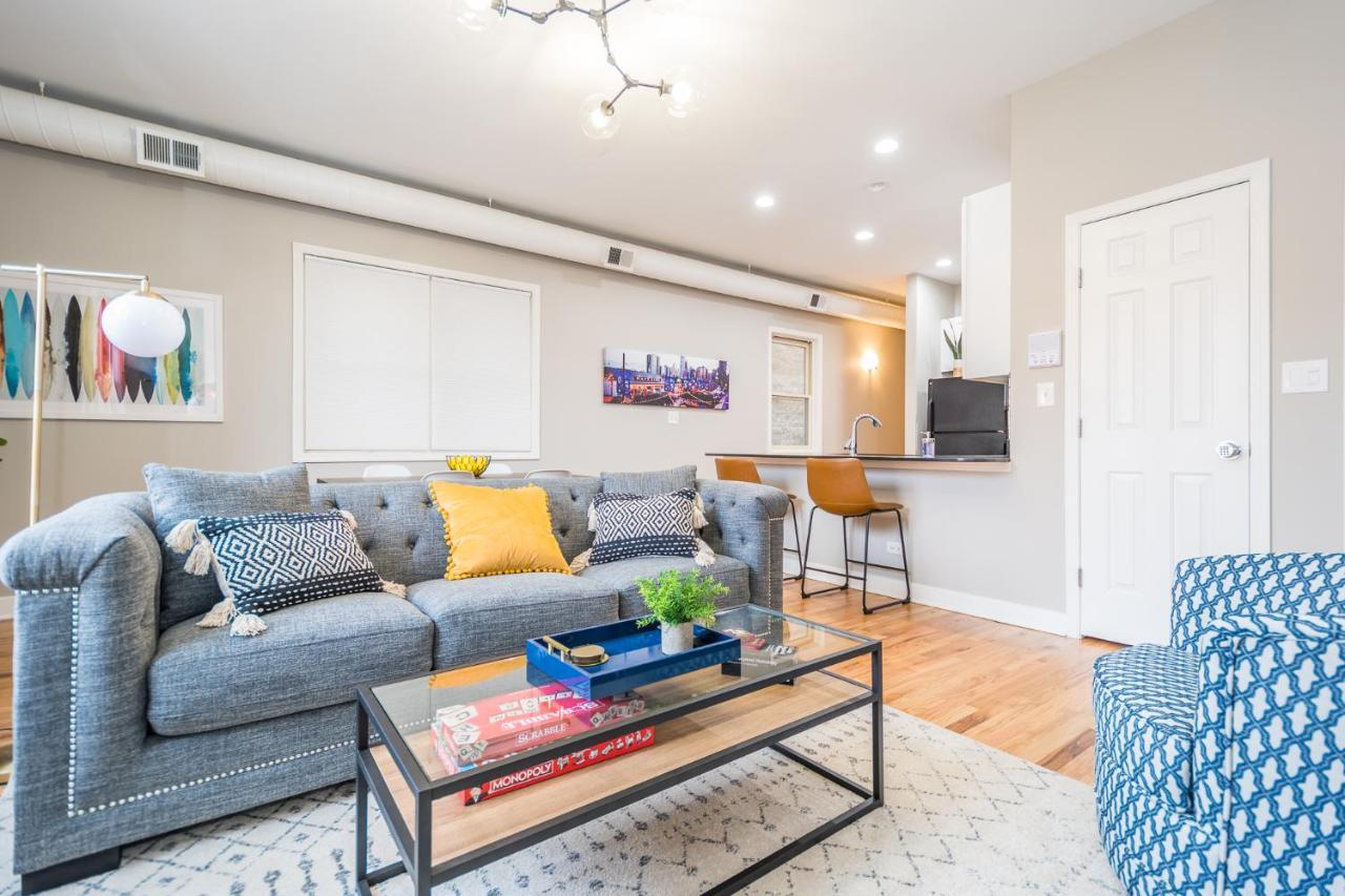 Vibrant And Modern 2-Bedroom Home Near Downtown Chicago Luaran gambar